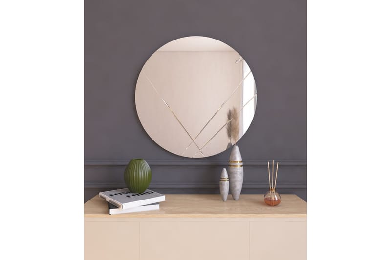 Vocal Spejl 60 cm Rund - Hvid - Boligtilbehør - Spejle - Vægspejl