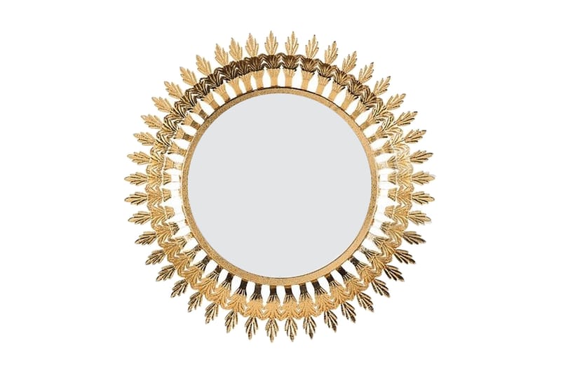 Vorey spejl 60 cm - Guld - Vægspejl - Entréspejl