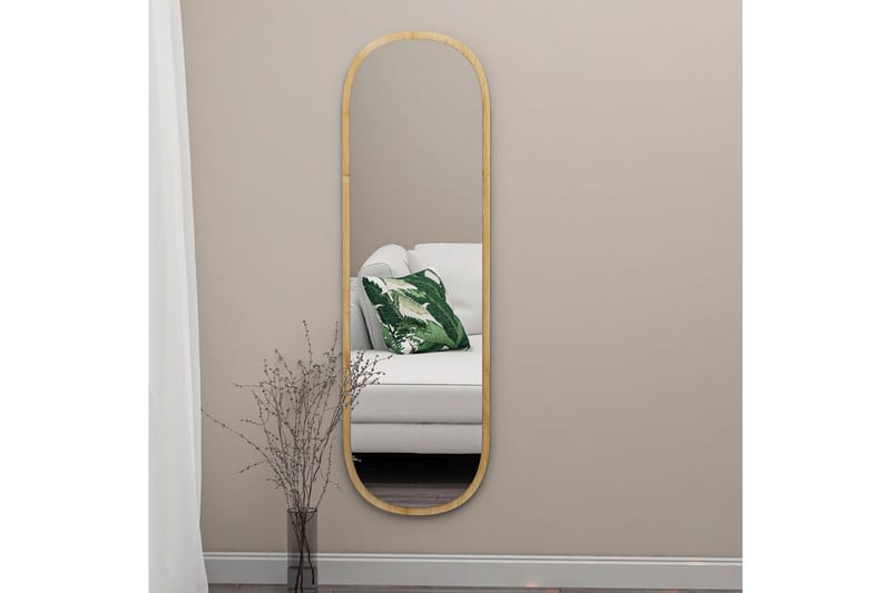 Zeos Spejl 40 cm Rektangulær - Træ/Natur - Boligtilbehør - Spejle - Vægspejl