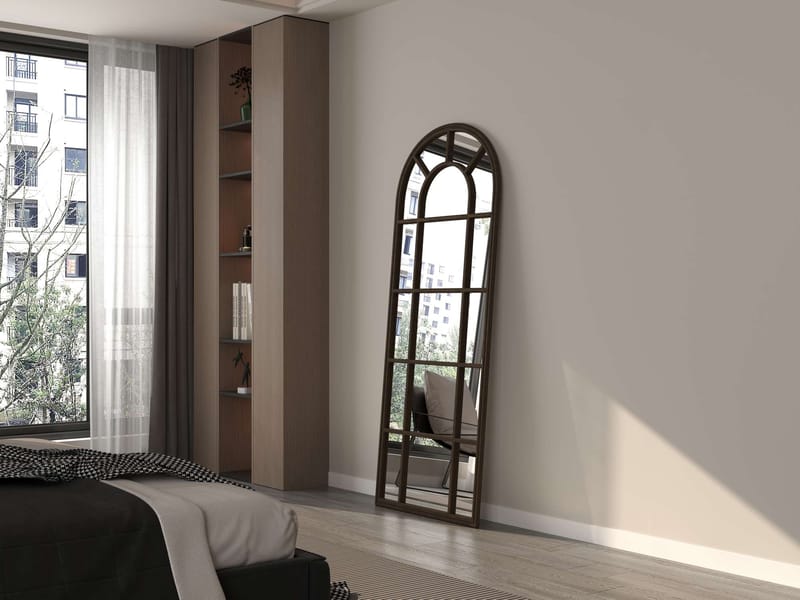 Varlo Gulvspejl 80x180 cm - Brun - Boligtilbehør - Spejle - Helkropsspejl