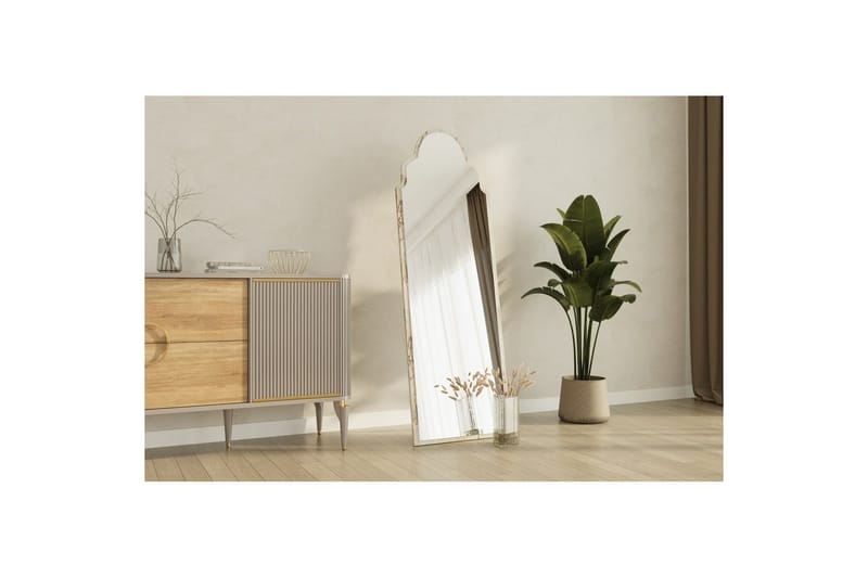 Vetra Gulvspejl 50x160 cm - Hvid - Boligtilbehør - Spejle - Helkropsspejl