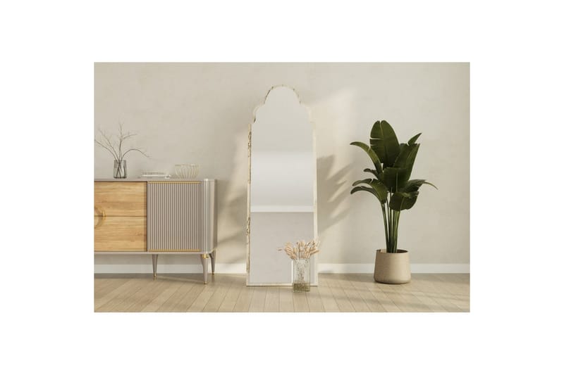 Vetra Gulvspejl 50x160 cm - Hvid - Boligtilbehør - Spejle - Helkropsspejl