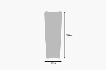 Vitros Væghængt Spejl Rektangulært 55 cm - Transparent - Boligtilbehør - Spejle - Vægspejl