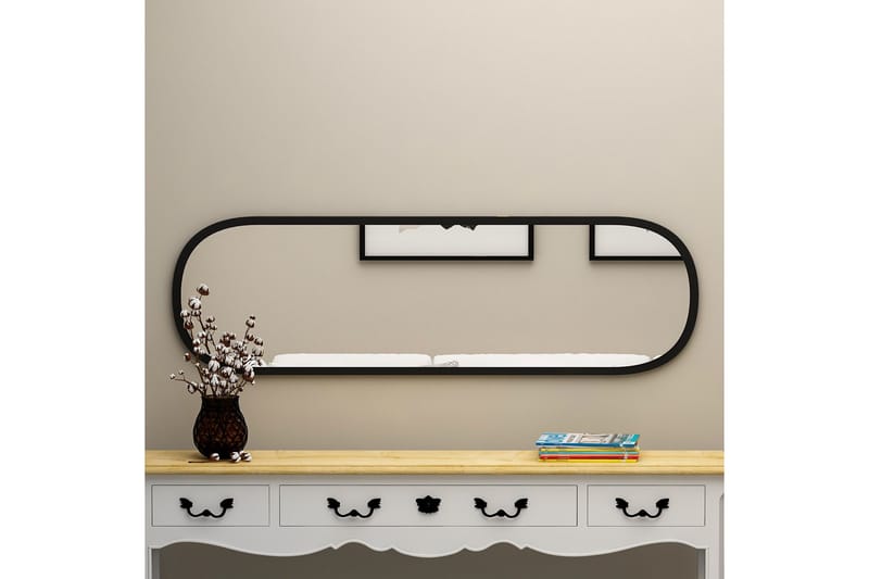 Zeos Spejl 40 cm Rektangulær - Sort - Boligtilbehør - Spejle - Vægspejl