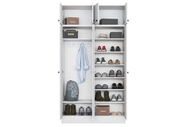 Thaven Smedejernsdetalje - Hvid - Opbevaring - Tøjopbevaring - Garderobeskabe - Garderobeskab & klædeskab