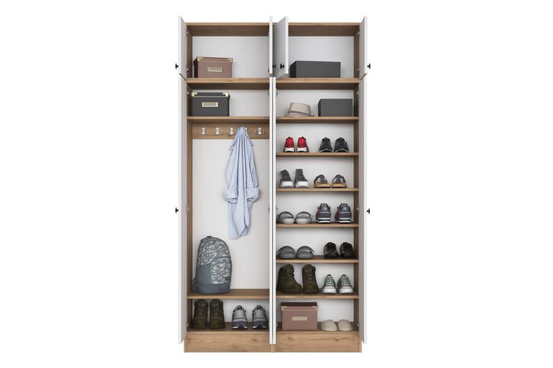 Thaven Smedejernsdetalje - Valnød/Hvid - Boligtilbehør - Dekoration