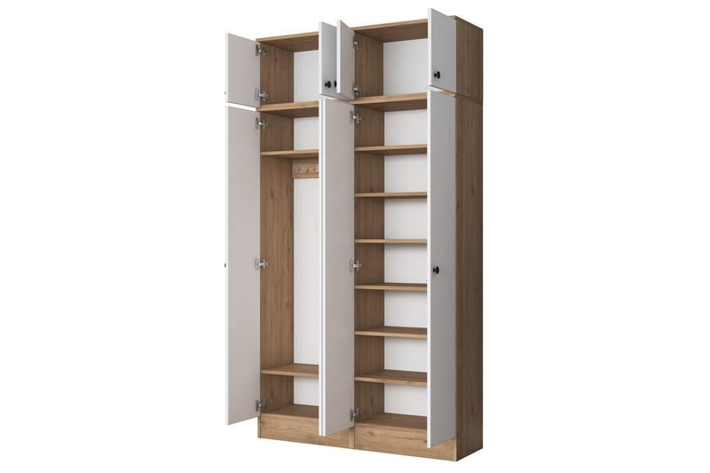 Thaven Smedejernsdetalje - Valnød/Hvid - Boligtilbehør - Dekoration