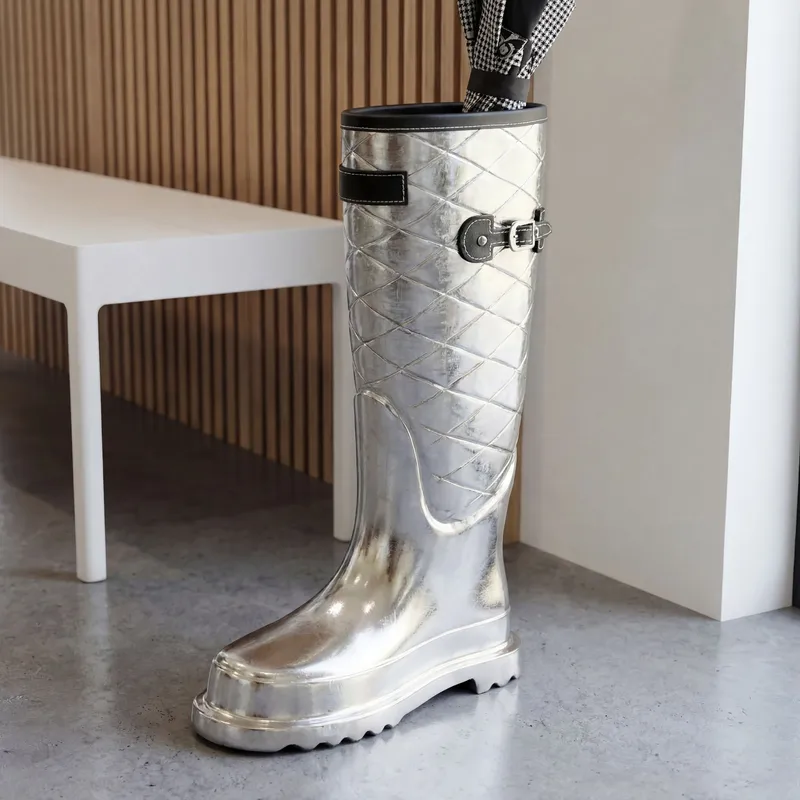 Tolven paraplystativ i aluminium 44 cm - sølv - Boligtilbehør - Dekoration