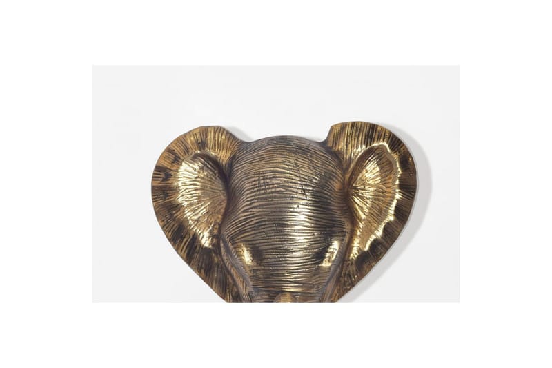 Vægdekoration Wohnling Elefant HPolish Aluminium Støbt Væghængt Industriel - Boligtilbehør - Vægdekoration