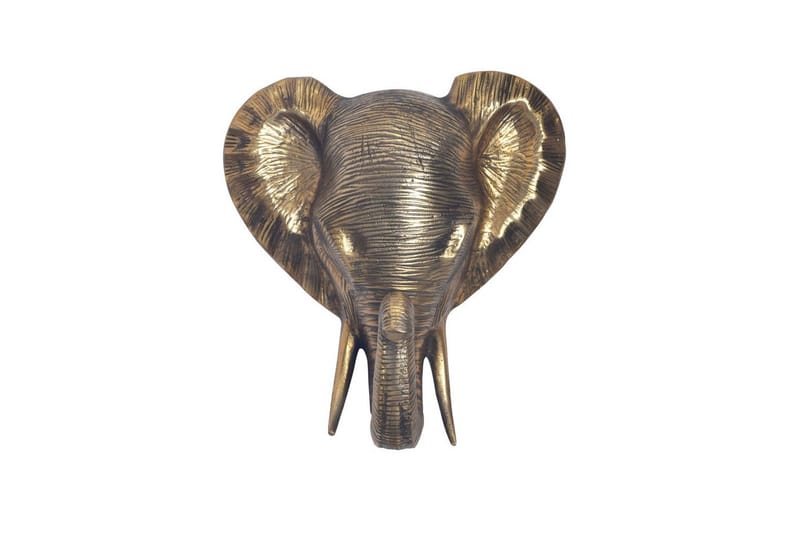 Vægdekoration Wohnling Elefant HPolish Aluminium Støbt Væghængt Industriel, undefined