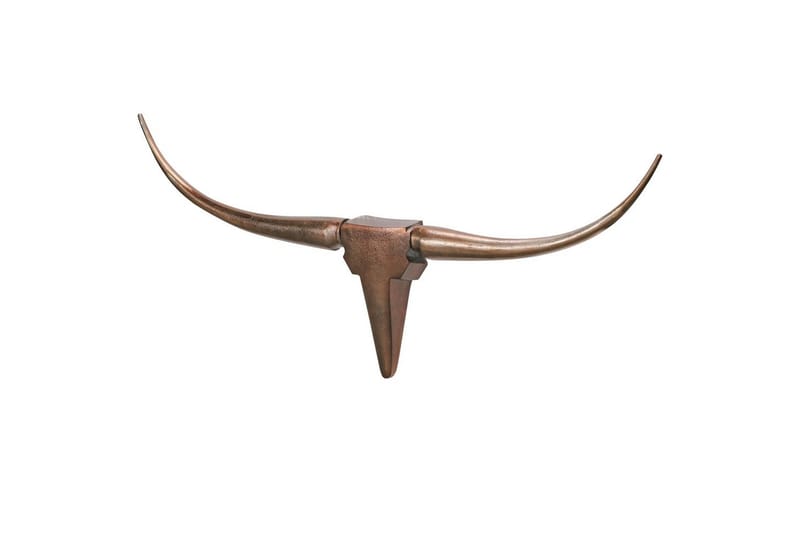 Vægdekoration Wohnling Tyrehåndpoleret Aluminium Industriel Bronze, 100 cm - Bronze, 100 cm - Boligtilbehør - Vægdekoration