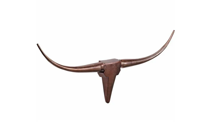 Vægdekoration Wohnling Tyrehåndpoleret Aluminium Industriel Bronze, 100 cm - Bronze, 100 cm - Boligtilbehør - Vægdekoration