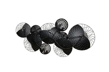 Cesium Vægdekoration - Sølv/Sort - Boligtilbehør - Billeder & kunst - Billeder på lærred