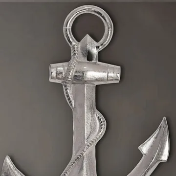 Eliena Vægdekoration 47 cm - Sølvfarvet - Boligtilbehør - Dekoration - Pynteting - Skulptur