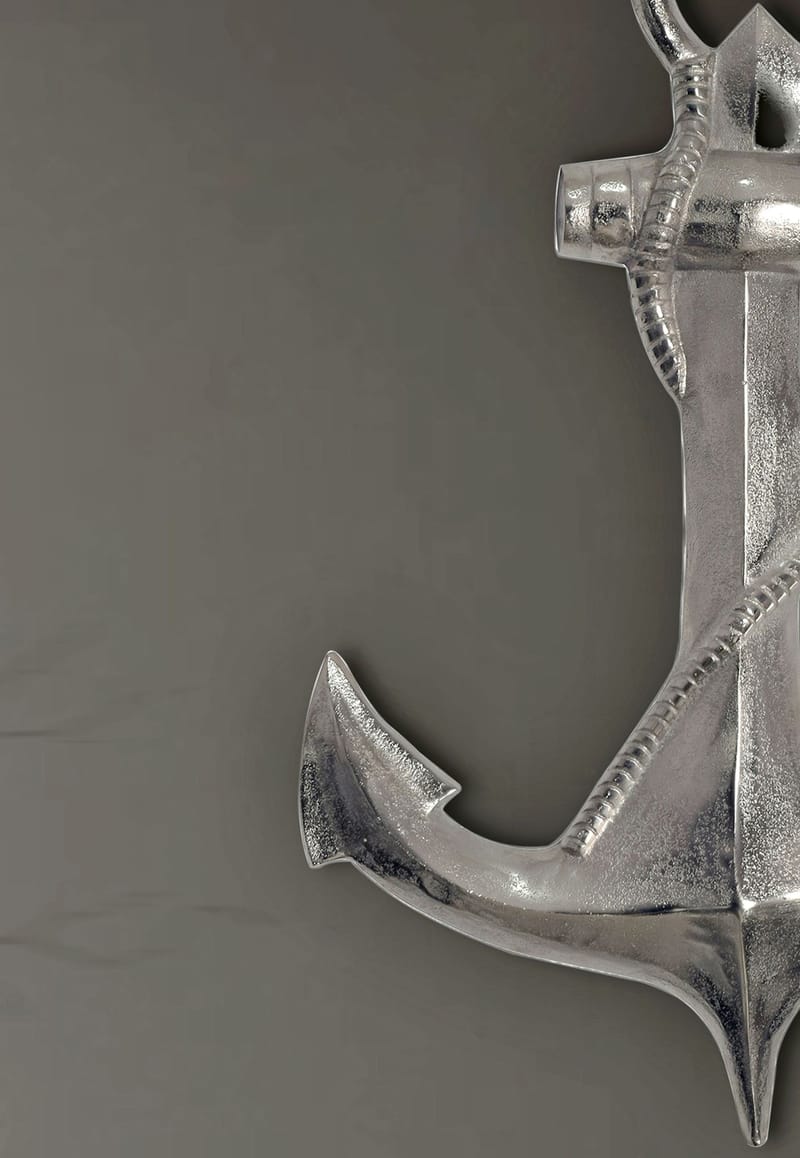 Eliena Vægdekoration 47 cm - Sølvfarvet - Boligtilbehør - Dekoration - Pynteting - Skulptur