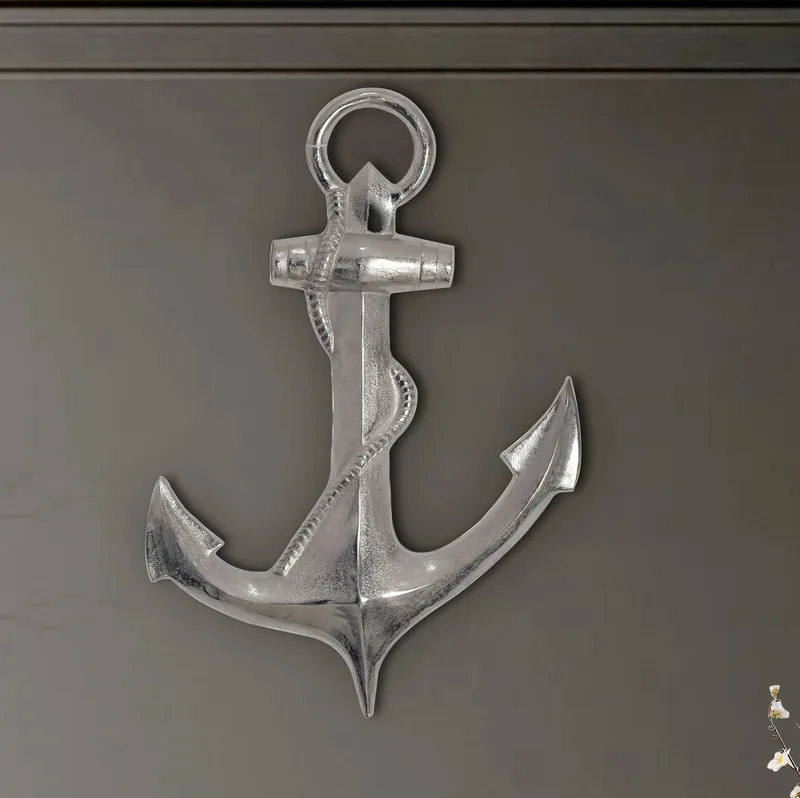 Eliena Vægdekoration 47 cm - Sølvfarvet - Boligtilbehør - Dekoration - Pynteting - Skulptur