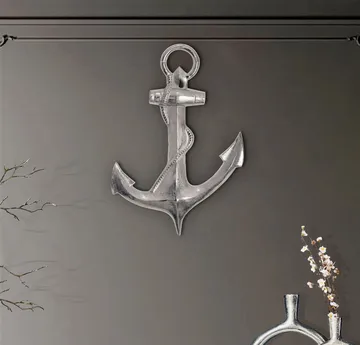 Eliena Vægdekoration 47 cm - Sølvfarvet - Boligtilbehør - Dekoration - Pynteting - Skulptur
