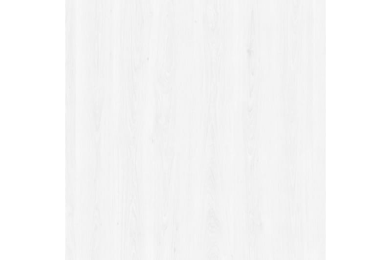 selvklæbende folie til døre 2 stk. 210x90 cm PVC hvidt træ - Hvid - Vinduesfolie