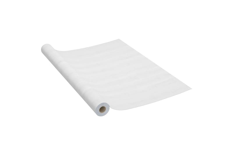 selvklæbende folie til døre 2 stk. 210x90 cm PVC hvidt træ - Hvid - Boligtilbehør - Vægdekoration - Klæbefolie - Vinduesfolie