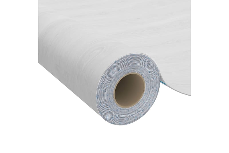 selvklæbende folie til møbler 500x90 cm PVC hvidt træ - Hvid - Boligtilbehør - Vægdekoration - Klæbefolie - Vinduesfolie
