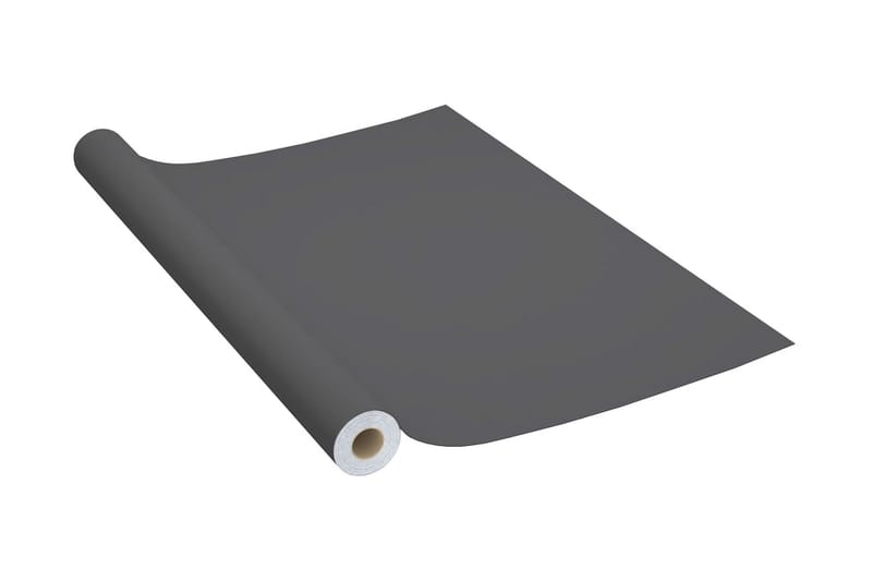 selvklæbende folie til møbler 500x90 cm PVC grå - Grå - Vinduesfolie