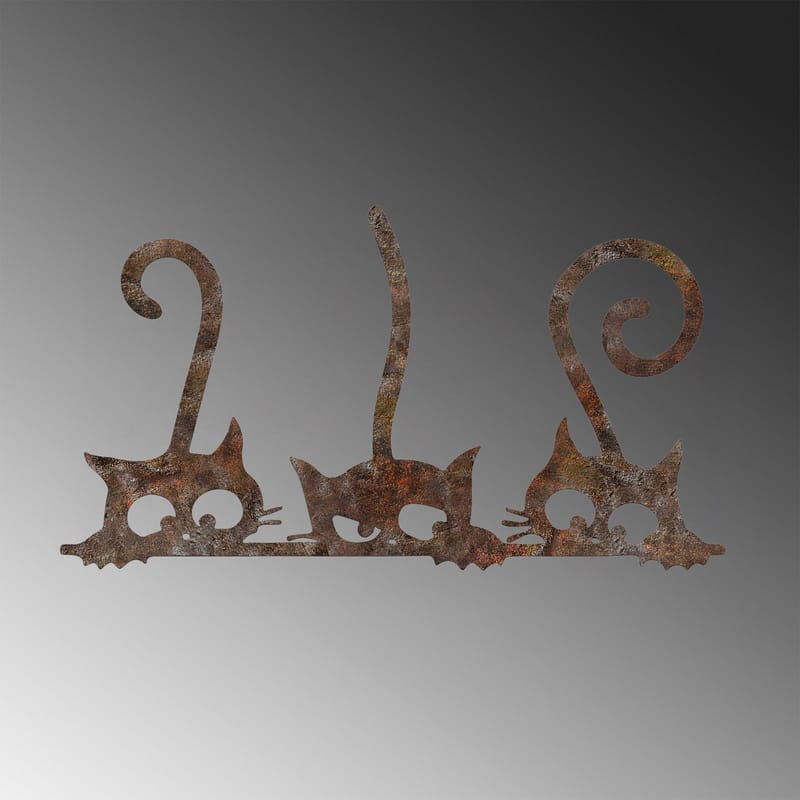 Decorative Metal Wall Accessory Wallxpert - Boligtilbehør - Vægdekoration - Klæbefolie - Selvklæbende folie