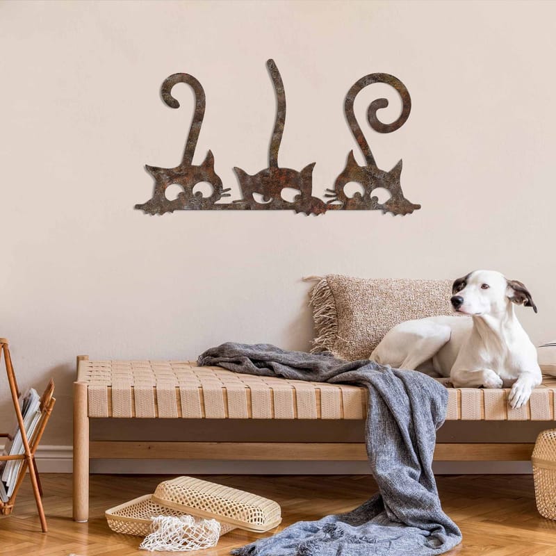 Decorative Metal Wall Accessory Wallxpert - Boligtilbehør - Vægdekoration - Klæbefolie - Selvklæbende folie