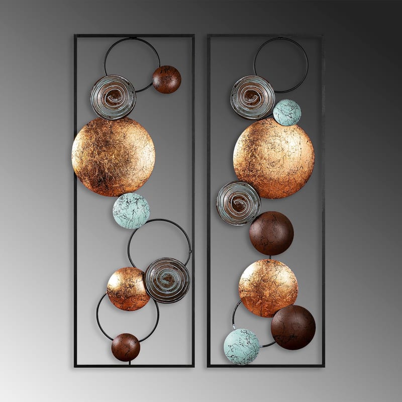 Decorative Metal Wall Accessory Wallxpert - Boligtilbehør - Vægdekoration - Klæbefolie - Selvklæbende folie