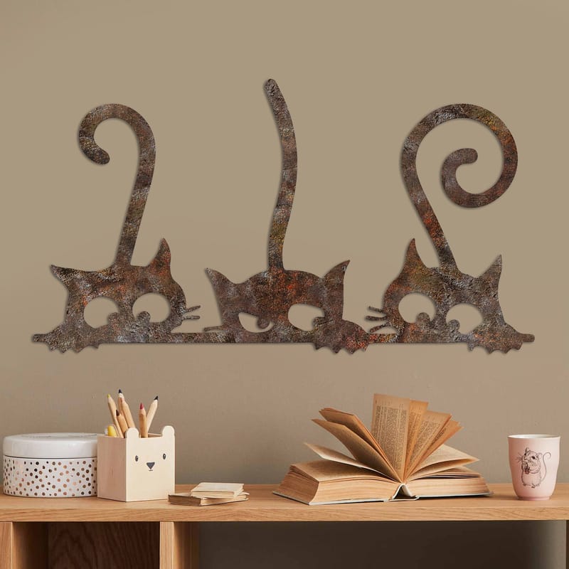 Decorative Metal Wall Accessory Wallxpert - Boligtilbehør - Vægdekoration - Klæbefolie - Selvklæbende folie