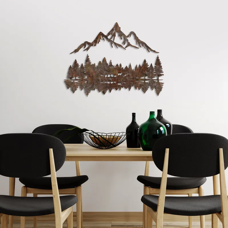 Decorative Metal Wall Accessory Wallxpert - Boligtilbehør - Vægdekoration - Klæbefolie - Selvklæbende folie