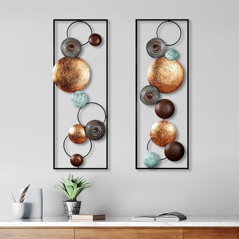 Decorative Metal Wall Accessory Wallxpert - Boligtilbehør - Vægdekoration - Klæbefolie - Selvklæbende folie