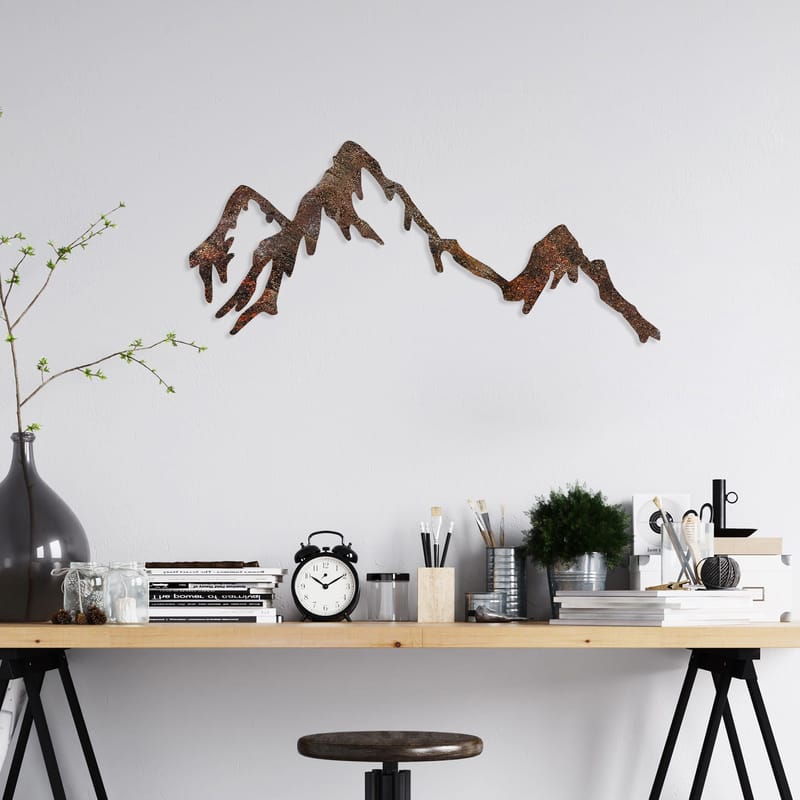 Decorative Metal Wall Accessory Wallxpert - Boligtilbehør - Vægdekoration - Klæbefolie - Selvklæbende folie