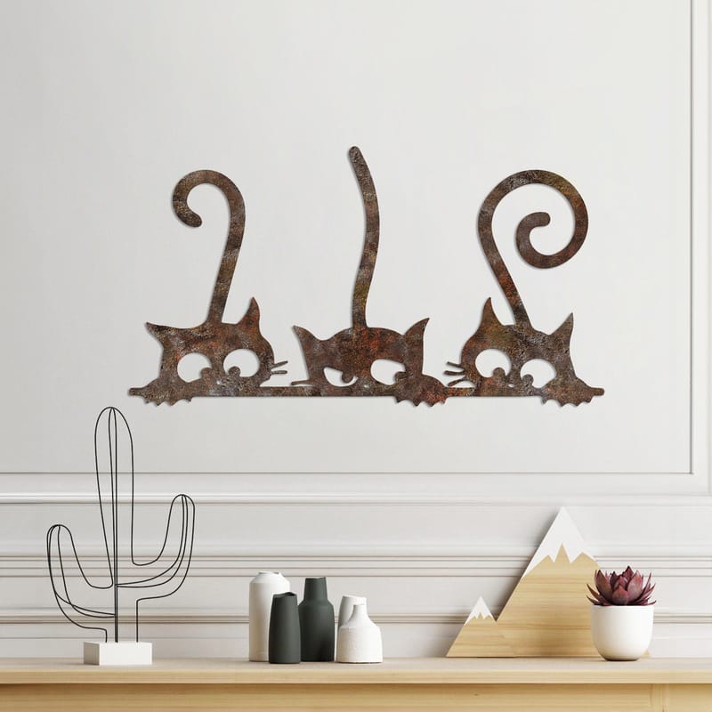 Decorative Metal Wall Accessory Wallxpert - Boligtilbehør - Vægdekoration - Klæbefolie - Selvklæbende folie