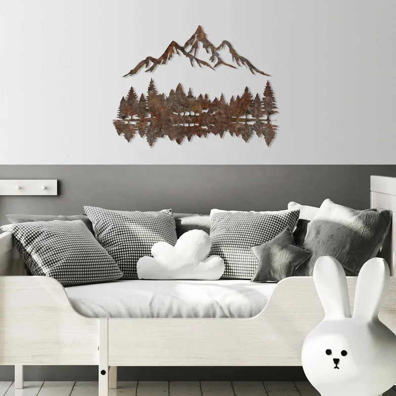 Decorative Metal Wall Accessory Wallxpert - Boligtilbehør - Vægdekoration - Klæbefolie - Selvklæbende folie
