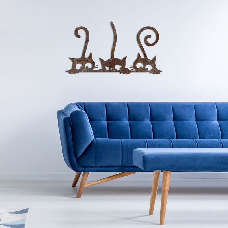 Decorative Metal Wall Accessory Wallxpert - Boligtilbehør - Vægdekoration - Klæbefolie - Selvklæbende folie