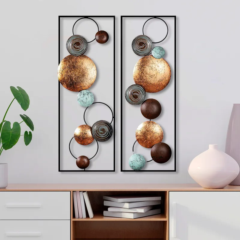 Decorative Metal Wall Accessory Wallxpert - Boligtilbehør - Vægdekoration - Klæbefolie - Selvklæbende folie