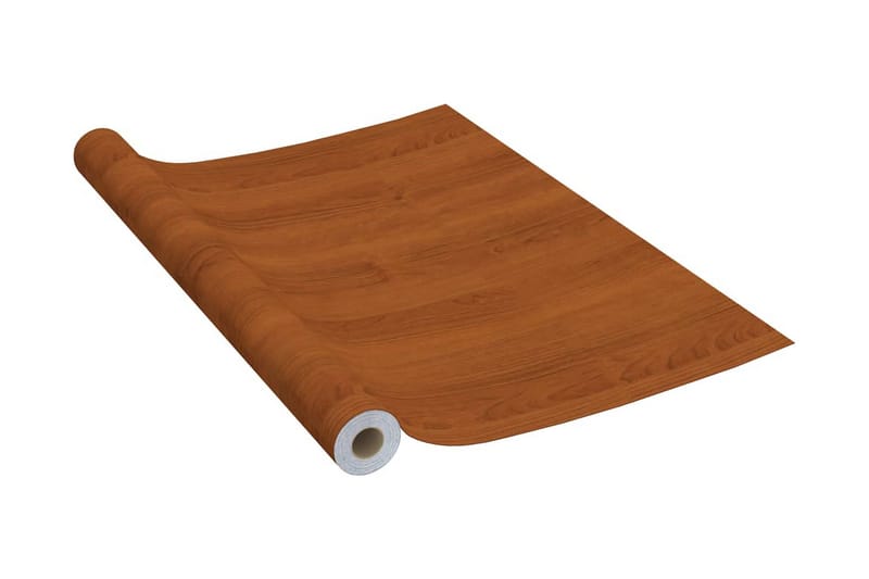 Selvklæbende møbelfolie 2 stk. 500x90 cm pvc lyst egetræ - Brun - Selvklæbende folie - Klæbefolie