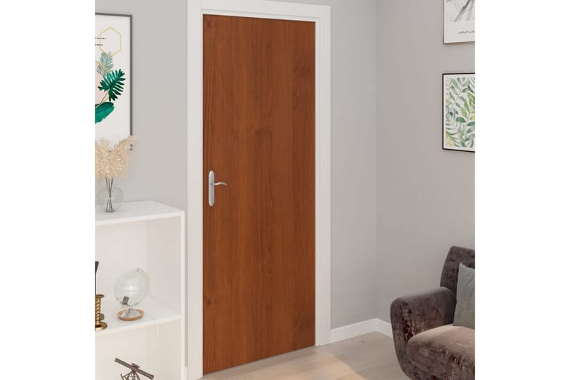 Selvklæbende møbelfolie 2 stk. 500x90 cm pvc lyst egetræ - Brun - Boligtilbehør - Vægdekoration - Klæbefolie - Selvklæbende folie