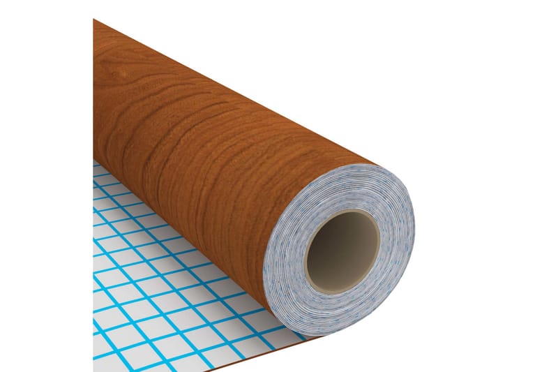 Selvklæbende møbelfolie 2 stk. 500x90 cm pvc lyst egetræ - Brun - Boligtilbehør - Vægdekoration - Klæbefolie - Selvklæbende folie