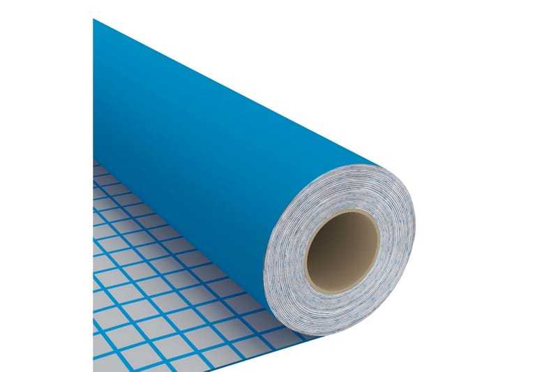 Selvklæbende møbelfolie 2 stk. 500x90 cm pvc azurblå - Blå - Boligtilbehør - Vægdekoration - Klæbefolie - Selvklæbende folie