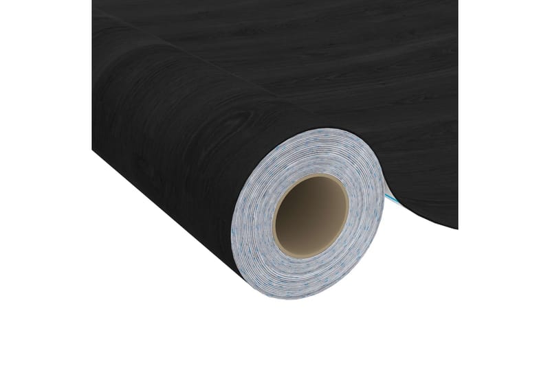Selvklæbende møbelfolie 2 stk. 500x90 cm pvc mørkt træ - Sort - Boligtilbehør - Vægdekoration - Klæbefolie - Selvklæbende folie