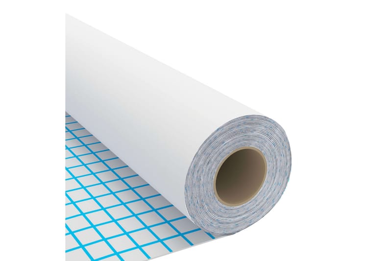 Selvklæbende møbelfolie 2 stk. 500x90 cm pvc hvid - Hvid - Boligtilbehør - Vægdekoration - Klæbefolie - Selvklæbende folie