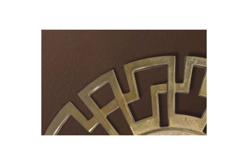 Spejl Wohnling Art Deco Rund 60 cm Moderne - Boligtilbehør - Vægdekoration - Klæbefolie - Selvklæbende folie