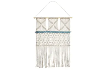 Väggdekoration i tyg Beliani Kalady Beige||Light blue - Boligtilbehør - Billeder & kunst