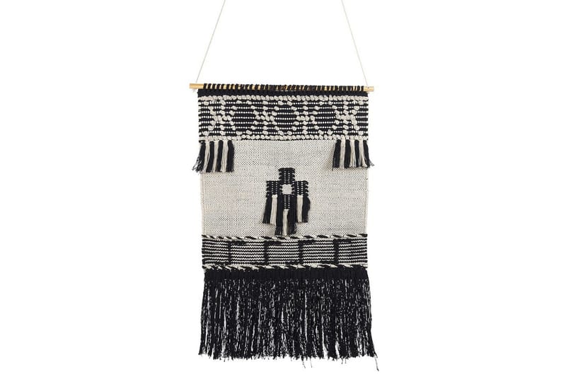 Väggdekoration i tyg Beliani Larkana Beige||Black, undefined