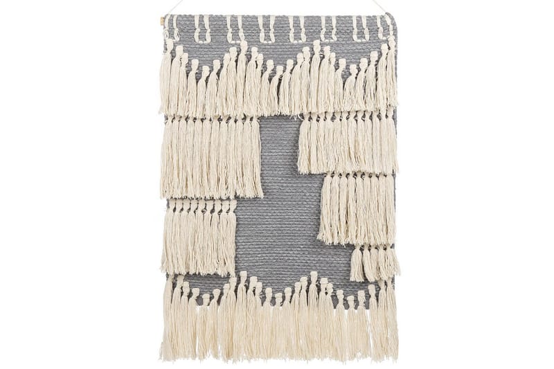 Väggdekoration i tyg Beliani Mahri Grey||Beige, undefined