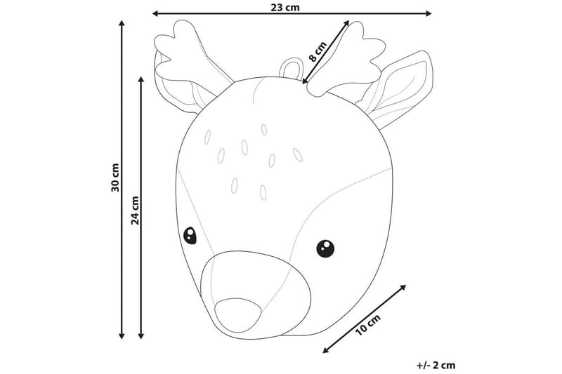 Väggdekorationer för barn Beliani Bambi Beige||White||Brown - Boligtilbehør - Indretning børneværelse - Legetøj
