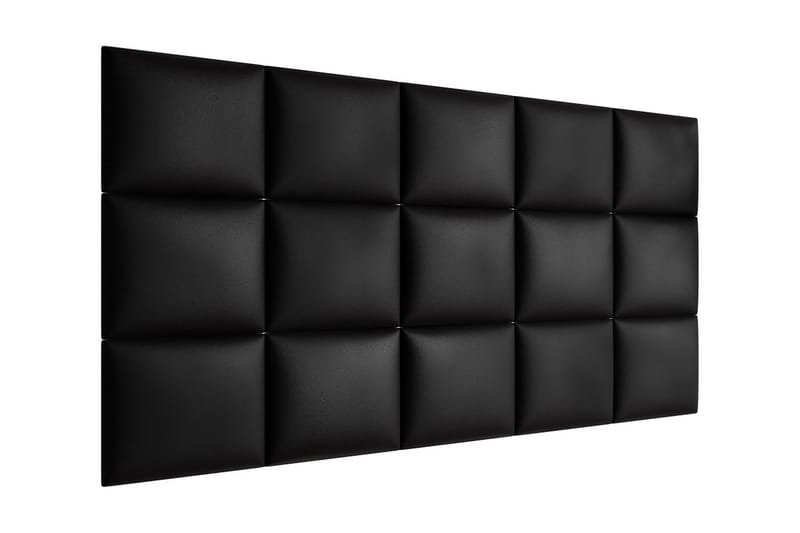 Lornel polstret vægpanel 40x30 cm - Mørkegrå - Boligtilbehør - Vægdekoration