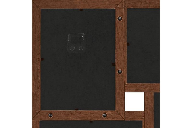 billedramme til 24x(13x18 cm) billeder MDF mørkebrun - Brun - Boligtilbehør - Vægdekoration - Rammer