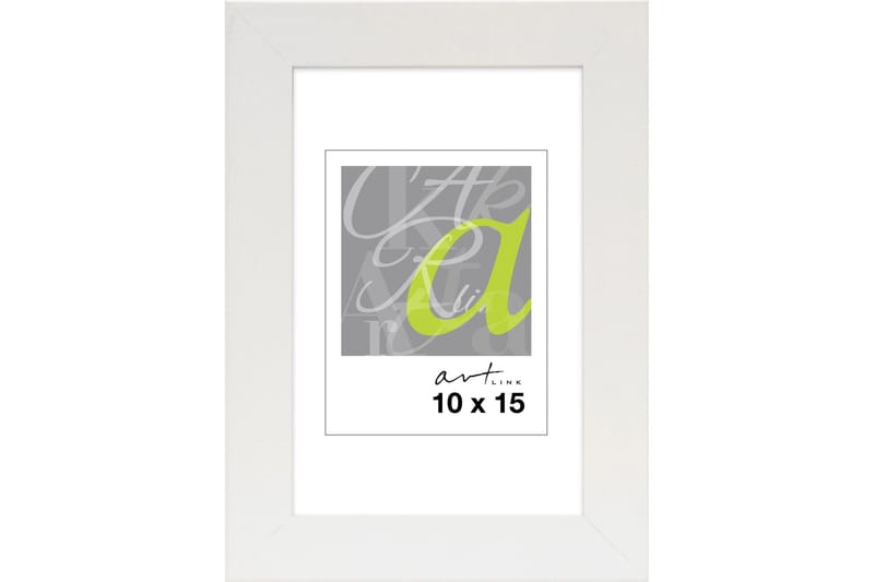 Trendline Billederamme MDF 10x15 cm - Hvid - Boligtilbehør - Vægdekoration - Rammer